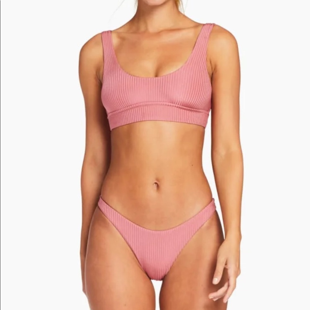 Vitamin A Sienna bikini - Size L - sun kissed shimmer eco rib EUC